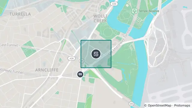 Map of Planned Power Outage — Arncliffe and nearby items