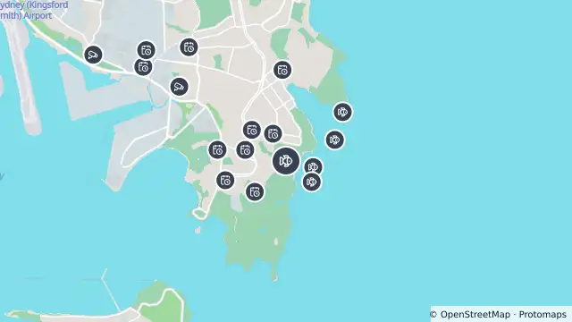 Map of Drone Surveillance Location — Little Bay Beach and nearby items