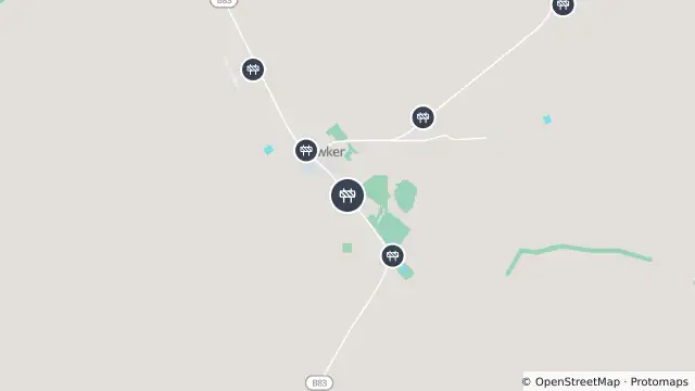Map of Asphalt Works — Flinders Ranges Way, Hawker and nearby items