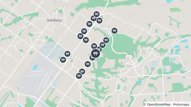Map of Mowing — Bridge Road, Salisbury East and nearby items