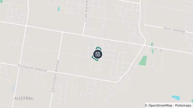 Map of Planned Power Outage — Austral and nearby items