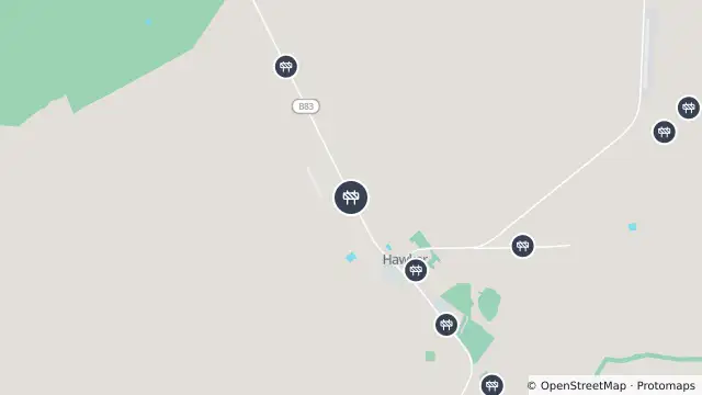 Map of Asphalt Works — The Outback Highway, Hawker and nearby items