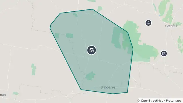 Map of Planned Power Outage — Incd-43861-W and nearby items