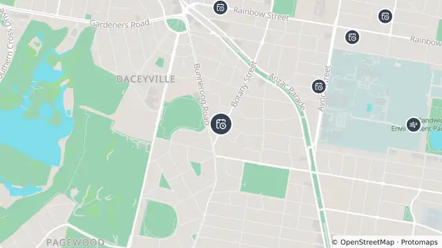Map of Planned Power Outage — Kingsford and nearby items