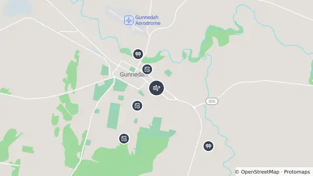 Map of Air Quality — Gunnedah 2 and nearby items