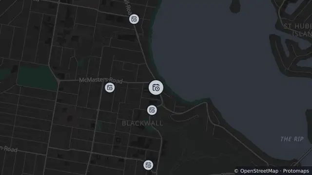 Map of Planned Power Outage — Blackwall and nearby items