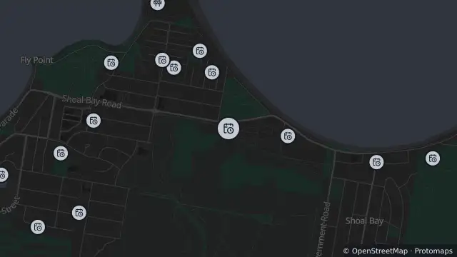 Map of Planned Power Outage — Shoal Bay and nearby items