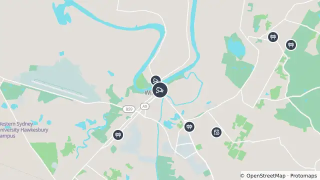 Map of Windsor Road Bridge North (Windsor) and nearby items