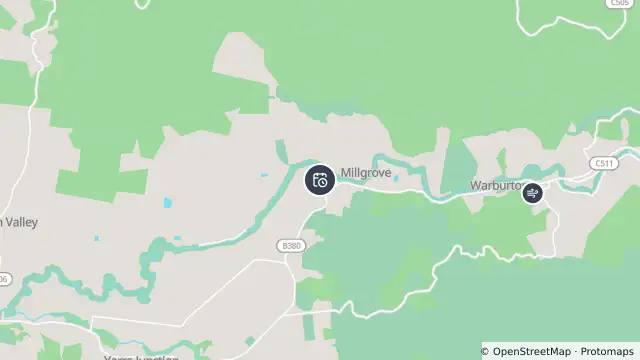 Map of Planned Power Outage — Millgrove and nearby items