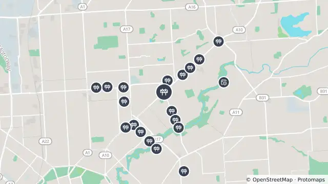 Map of Hauling Comms Cable & Pit Works — North East Road, Hampstead Gardens and nearby items