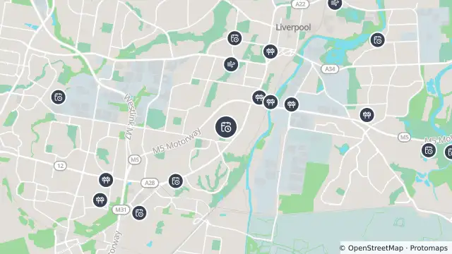 Map of Planned Power Outage — Casula and nearby items