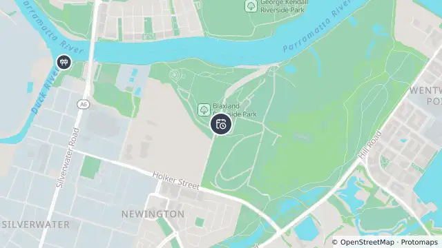 Map of Planned Power Outage — Newington, Silverwater and nearby items