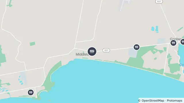 Map of Powerline Work — Port Elliot Road, Middleton and nearby items