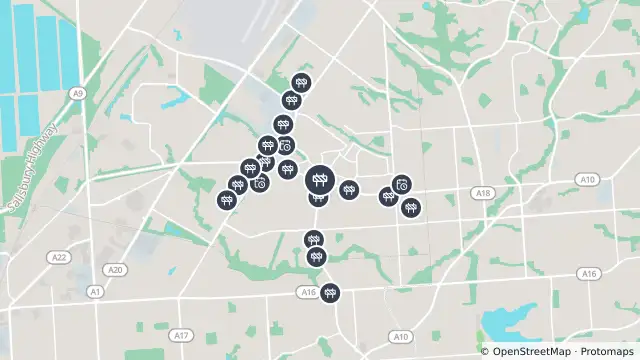 Map of Mowing — Montague Road, Ingle Farm and nearby items