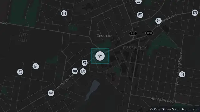 Map of Planned Power Outage — Cessnock and nearby items