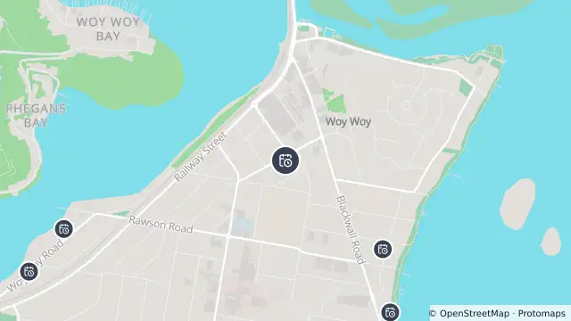 Map of Planned Power Outage — Woy Woy and nearby items