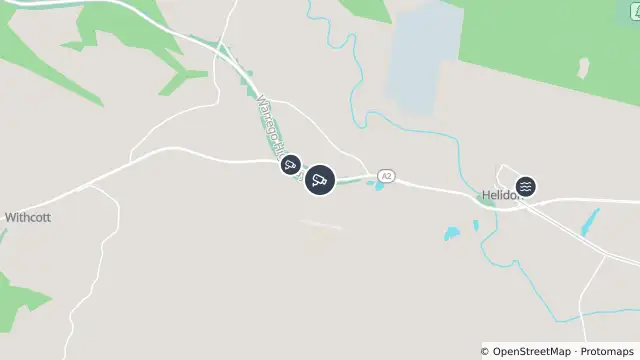 Map of Toowoomba Bypass - Toowoomba Connection Road - West and nearby items