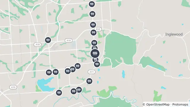 Map of Water Connection — Hancock Road, Vista and nearby items
