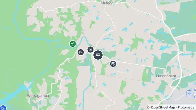 Map of Scheduled Roadwork — Park Road, Luddenham and nearby items