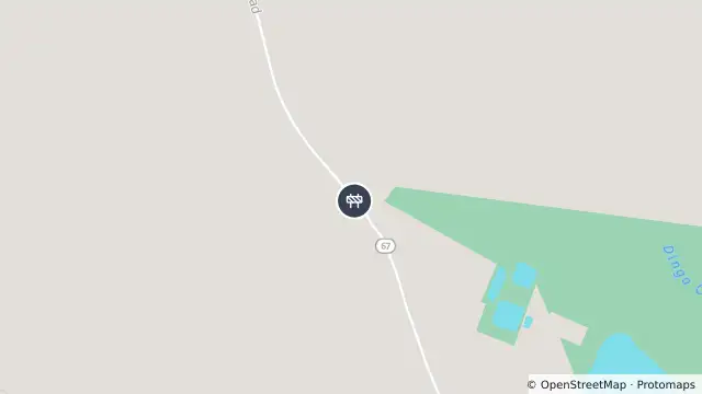 Map of Roadworks — Fitzroy Developmental Road (Springton Creek Bridge) — Dingo and nearby items