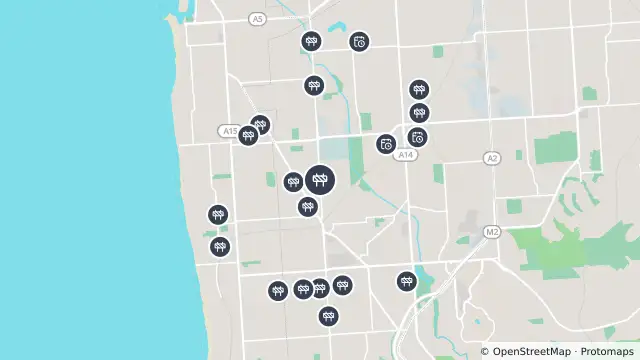 Map of Asphalt Works — Morphett Road, Warradale and nearby items