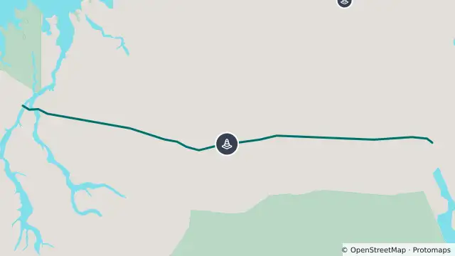 Map of Oodnadatta Track - Bopeechee To Marree — Closed and nearby items