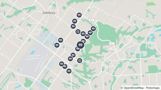 Map of Mowing — Bridge Road, Salisbury East and nearby items