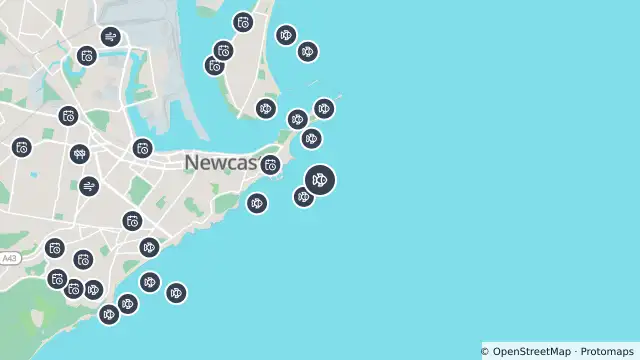 Map of Smart Drumline Location — Nobbys and nearby items