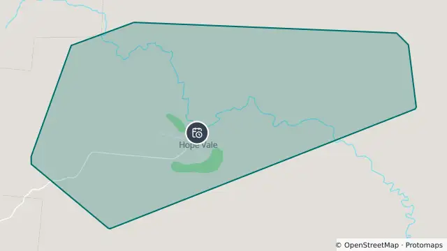 Map of Planned Power Outage — Hope Vale and nearby items