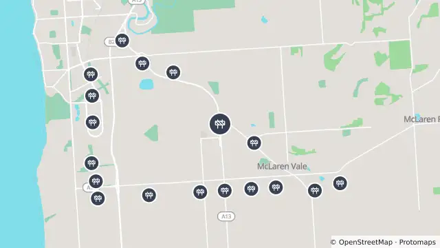 Map of Landscaping / Irrigation — Victor Harbor Road, Mclaren Vale and nearby items
