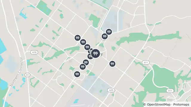 Map of Mowing — Park Terrace, Salisbury and nearby items