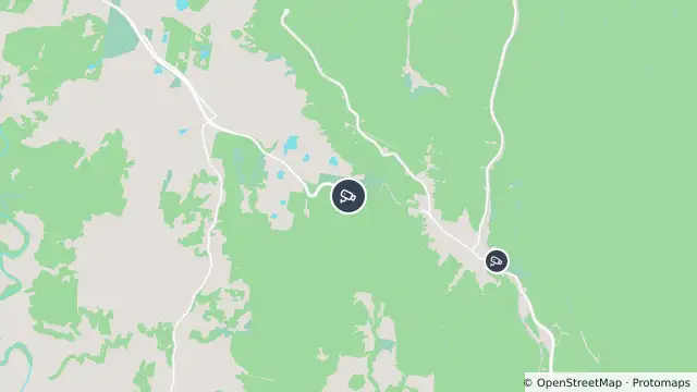 Map of Great Western Highway (Victoria Pass) and nearby items