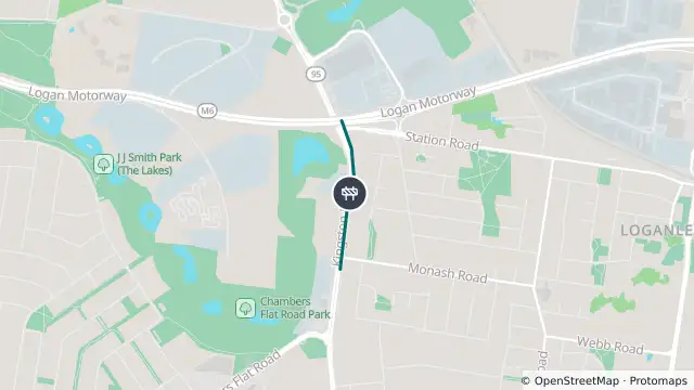 Map of Roadworks — Brisbane   Beenleigh Road (Kingston Road) — Loganlea and nearby items