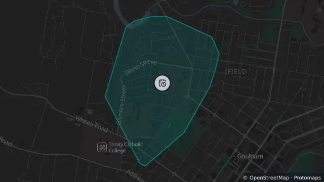 Map of Planned Power Outage — Incd-43554-W and nearby items