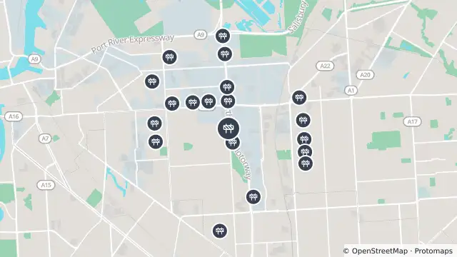 Map of Miscellaneous Works — South Road, Angle Park and nearby items