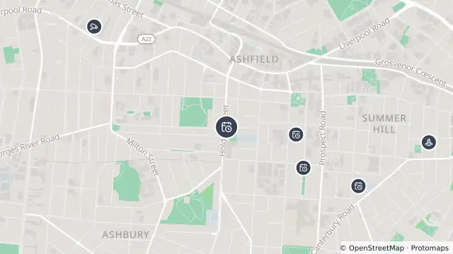Map of Planned Power Outage — Ashfield and nearby items