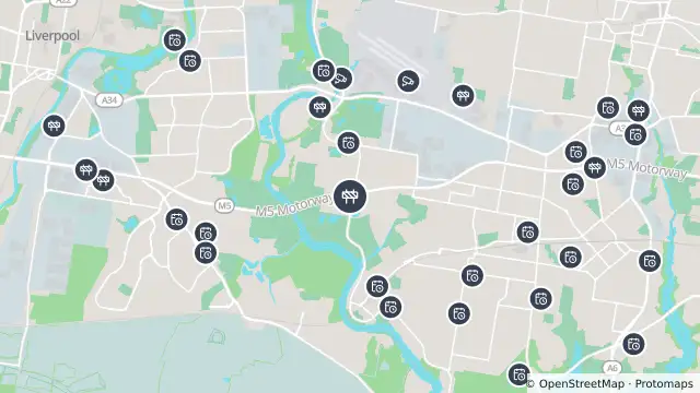 Map of Scheduled Roadwork Resurfacing — Henry Lawson Drive Westbound On-Ramp, Milperra and nearby items