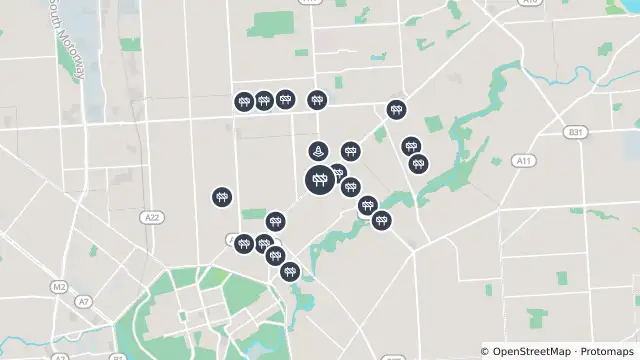 Map of Asphalt Works — North East Road, Collinswood and nearby items