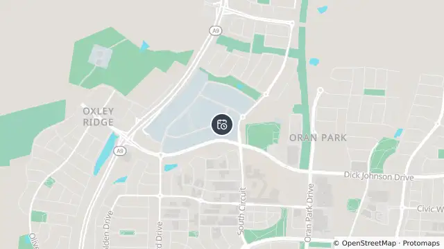 Map of Planned Power Outage — Oran Park and nearby items