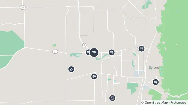 Map of Thomas Rd And Hopkinson Rd, Abernethy Rd, Briggs Rd And Kargotich Rd, Oakford - Maintenance 24/7 Works and nearby items