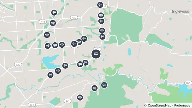 Map of Delivieries — Lower North East Road, Highbury and nearby items