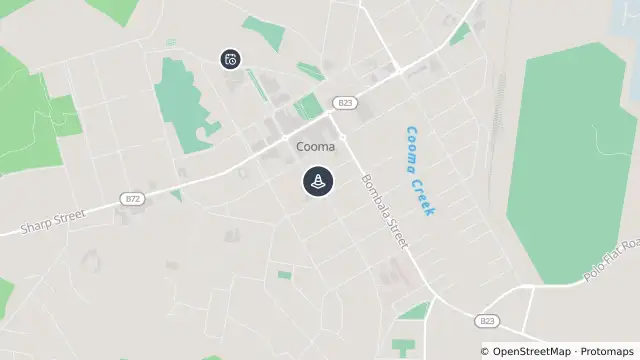 Map of Changed Traffic Conditions — Murray Lane, Cooma and nearby items
