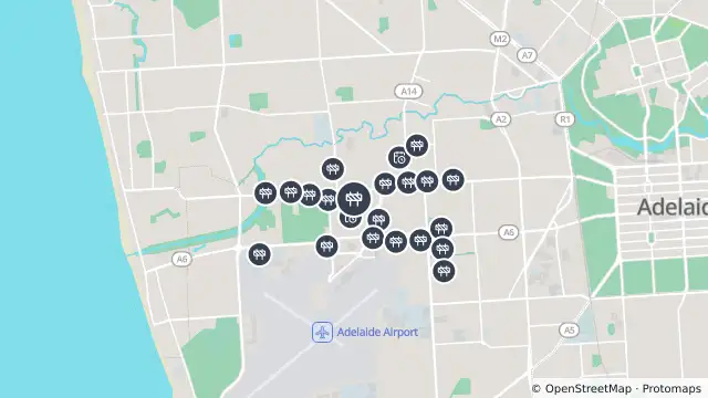 Map of Hauling — Henley Beach Road, Lockleys and nearby items