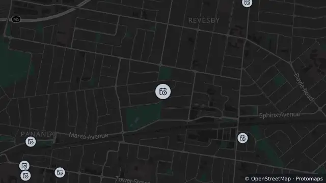 Map of Planned Power Outage — Revesby and nearby items
