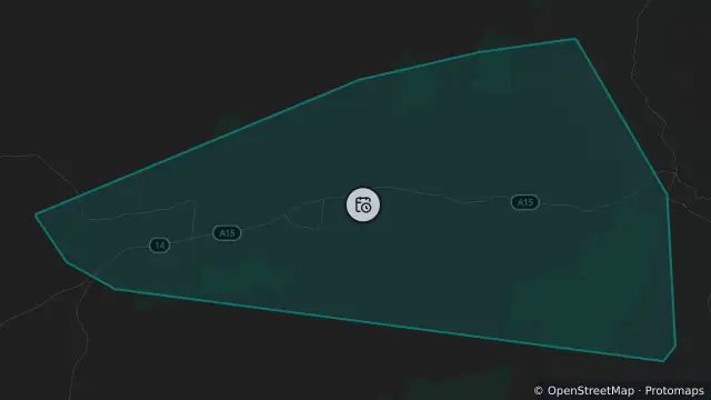 Map of Planned Power Outage — Gladfield, Maryvale, Tregony and nearby items