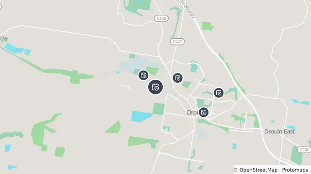 Map of Planned Power Outage — Drouin and nearby items