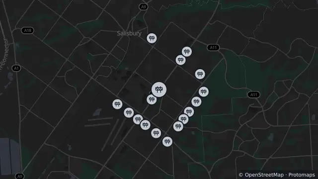 Map of Mowing — Main North Road, Brahma Lodge and nearby items