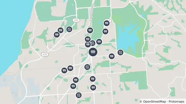 Map of Mowing — Main South Road, Happy Valley and nearby items