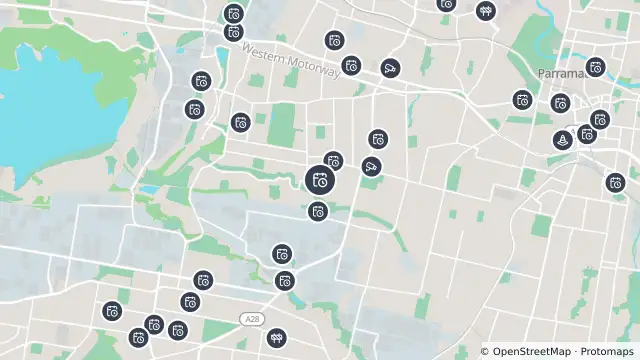 Map of Planned Power Outage — Greystanes and nearby items