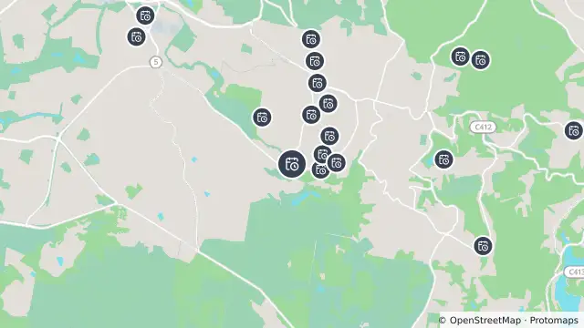 Map of Planned Power Outage — Upwey and nearby items